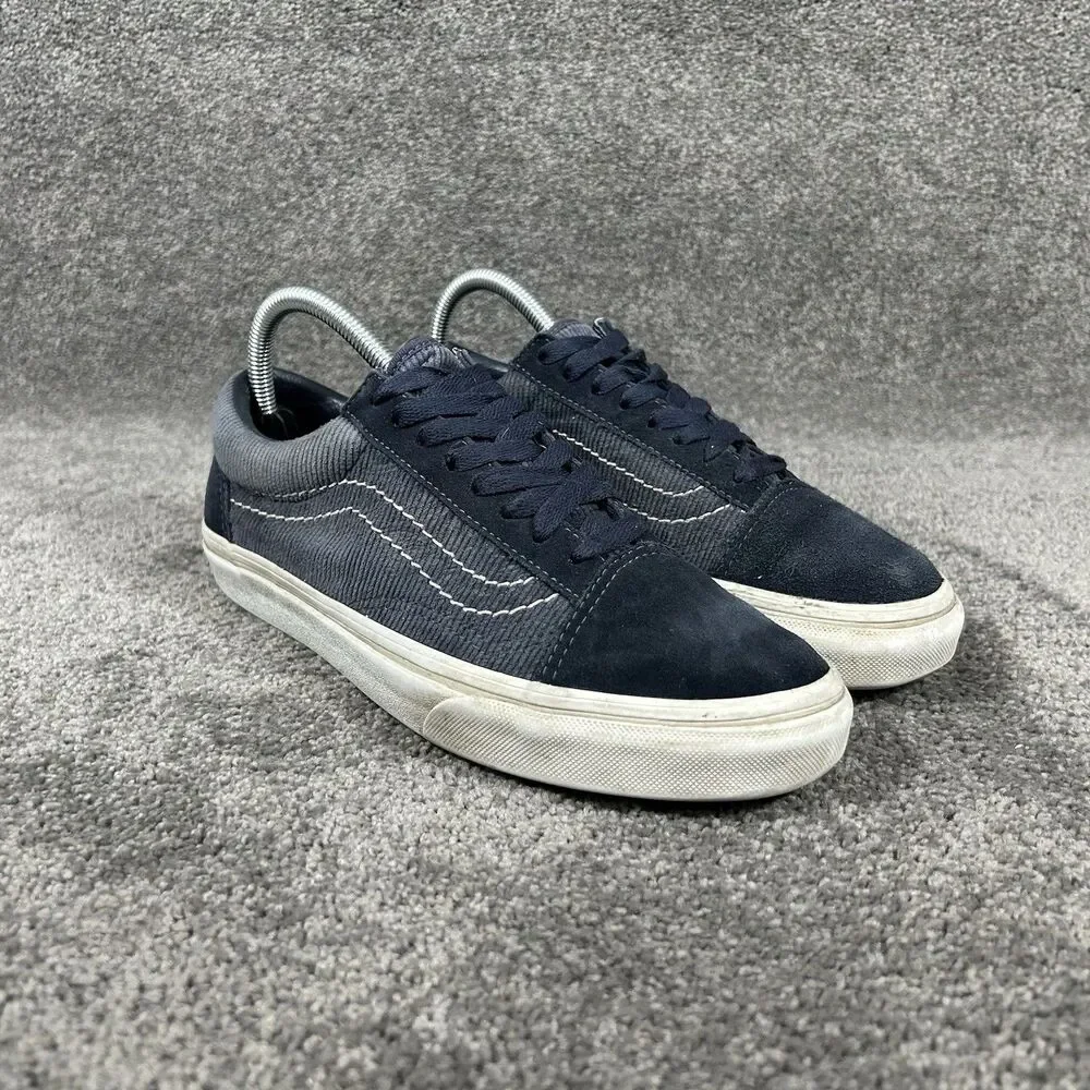 Vans Old Skool Paisley Parisian Night Women's Size 8.5 Blue Athletic Skate Shoes